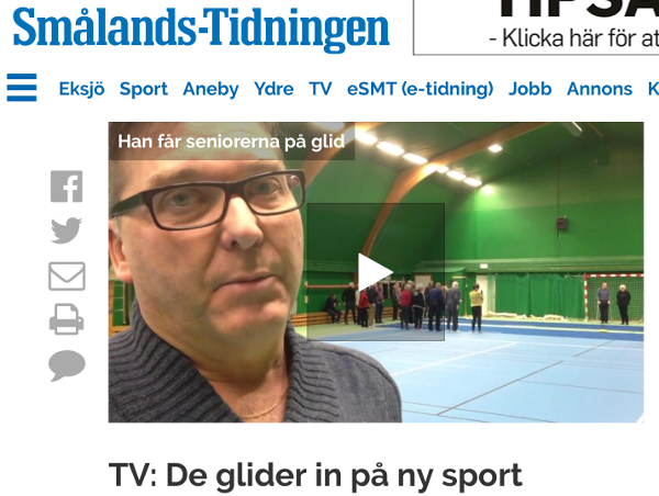 Smålandstidningen gjorde reportage i Eksjö